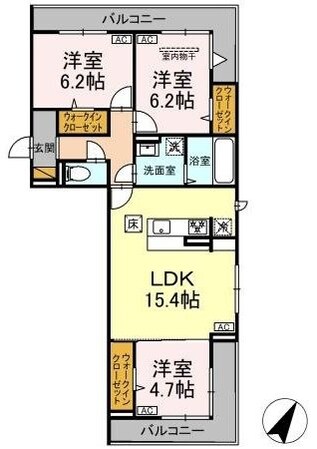 ガーベラ・グレイスの物件間取画像